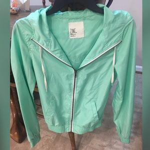Teal size small rain jacket